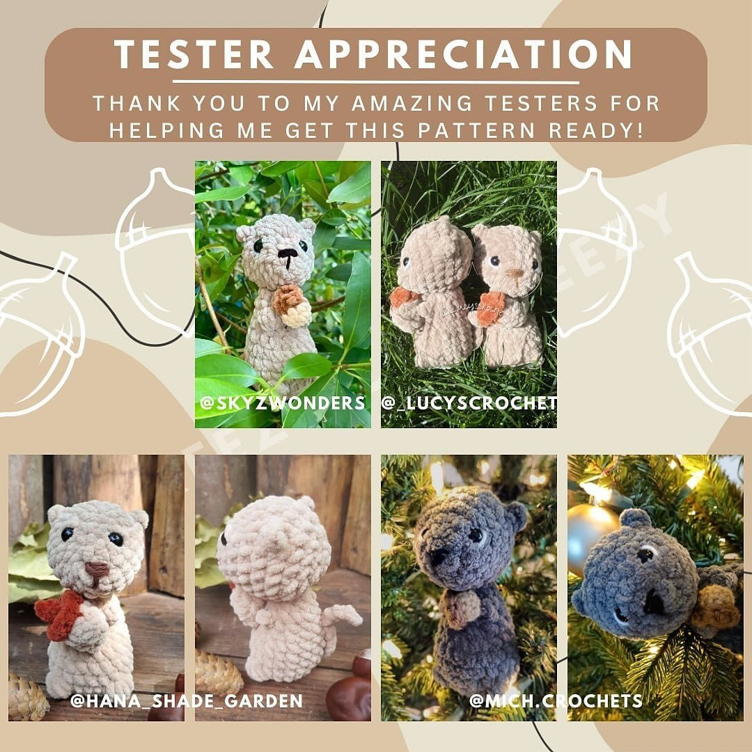 free pattern squirrel