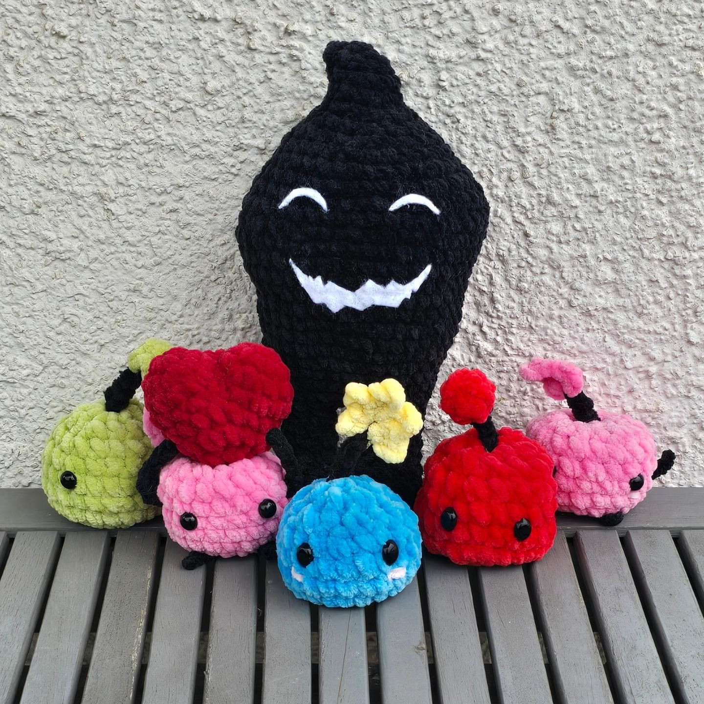 free pattern stardew slimes