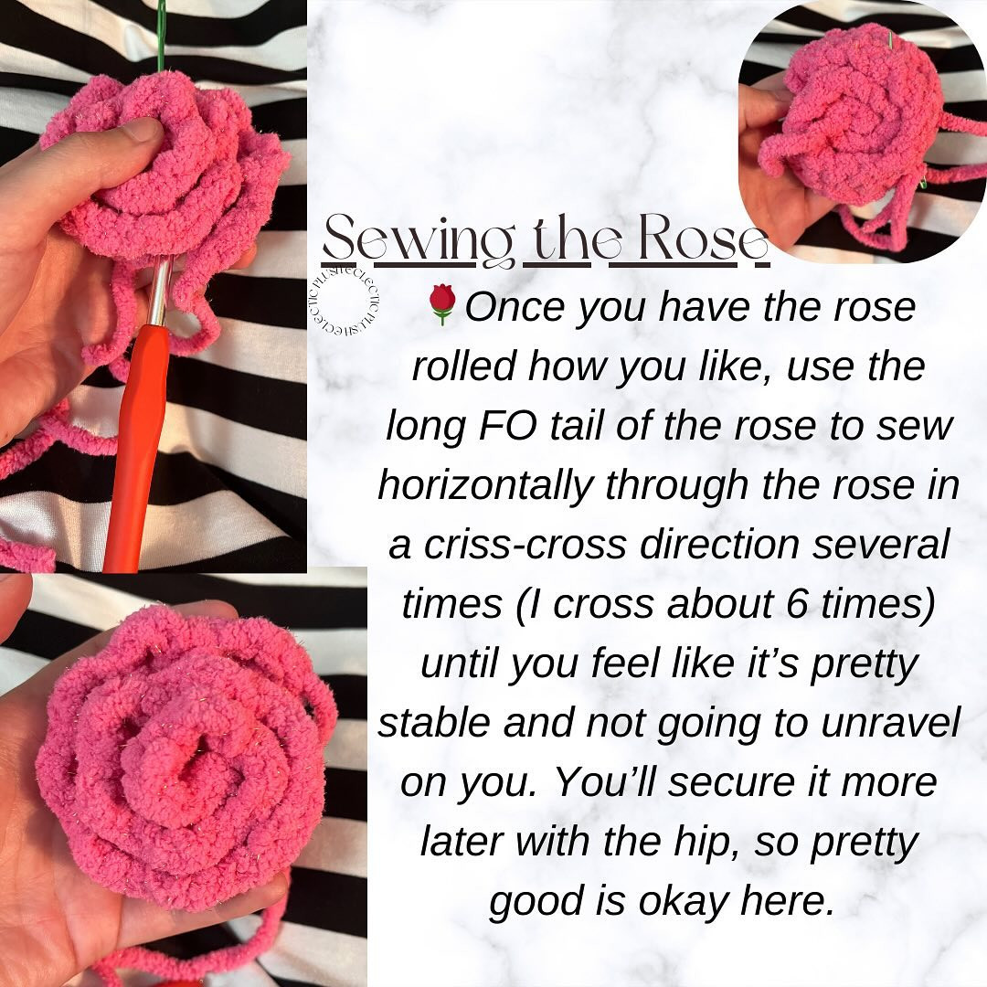 🌹💖Free Rose Crochet Pattern!💖🌹