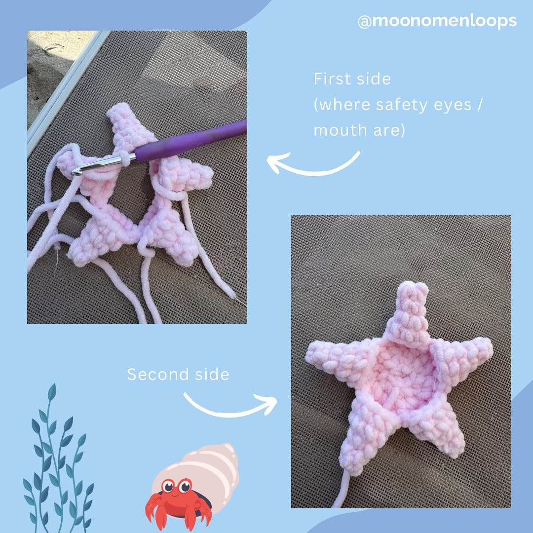 free sea star pattern