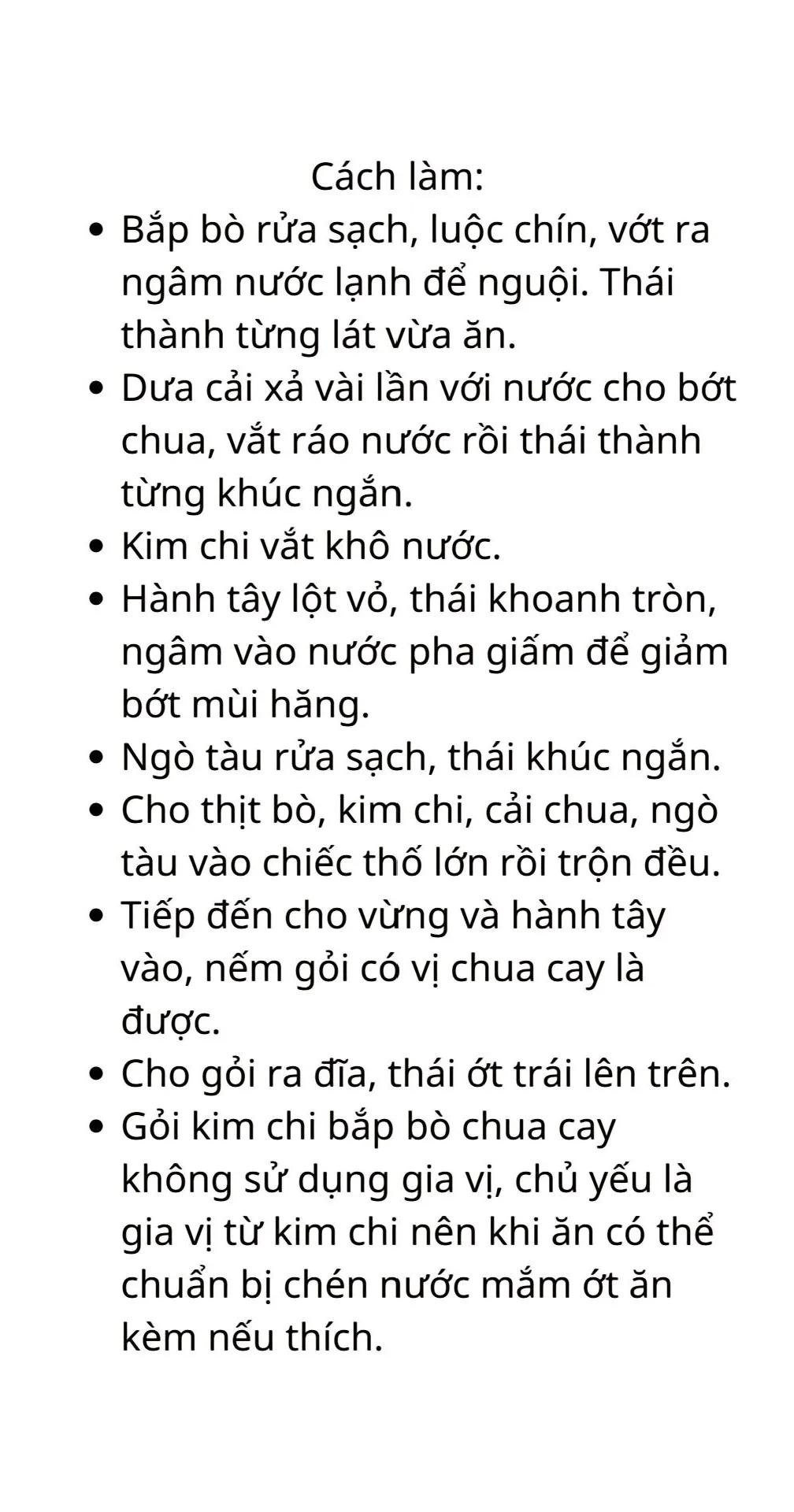 Gà hầm cay, canh kim chi thịt bò, kim chi muối, trứng cuộn hàn quốc, gỏi bò kim chi.