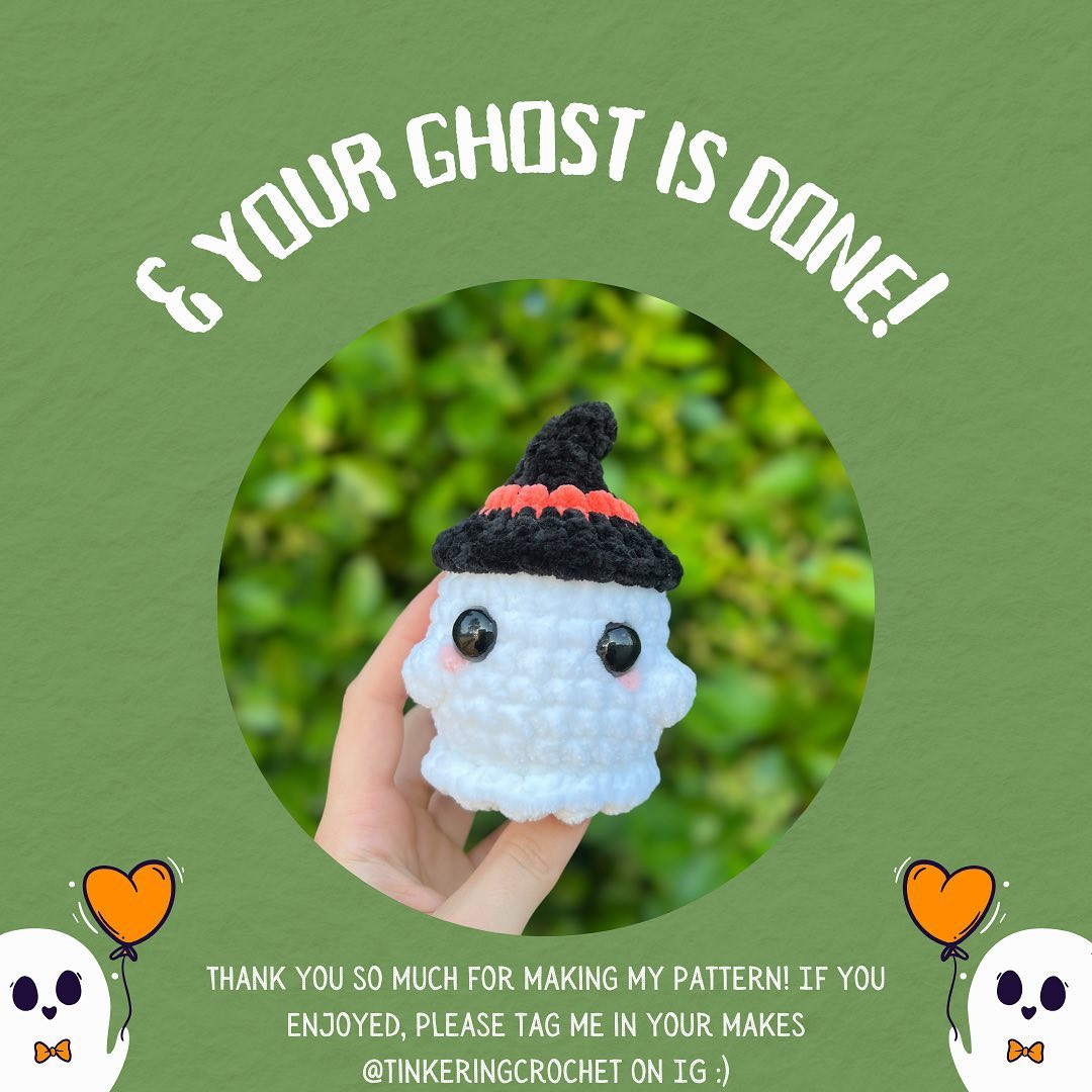 ghost buddies - free NO-SEW pattern 👻🎃