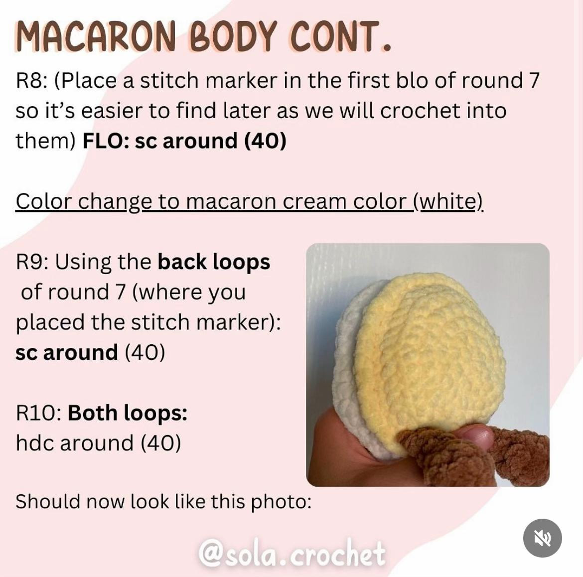 jellycat macaron free pattern