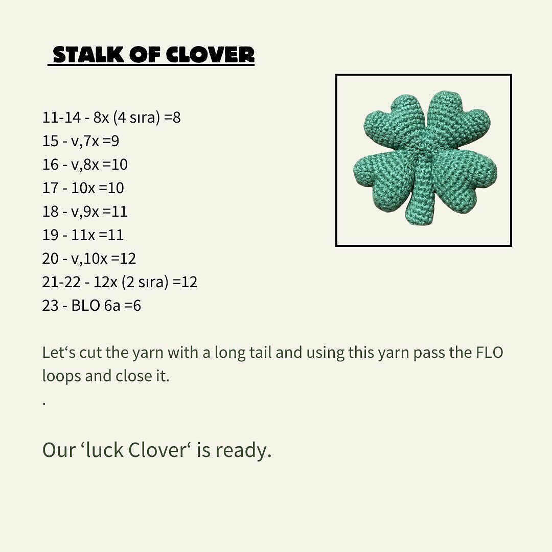 lucky clover pattern