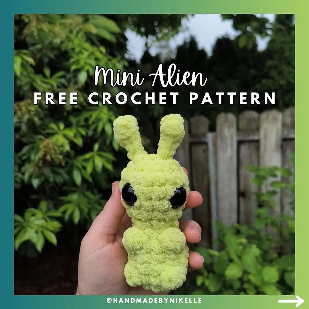 Mini Alien Free Crochet Pattern