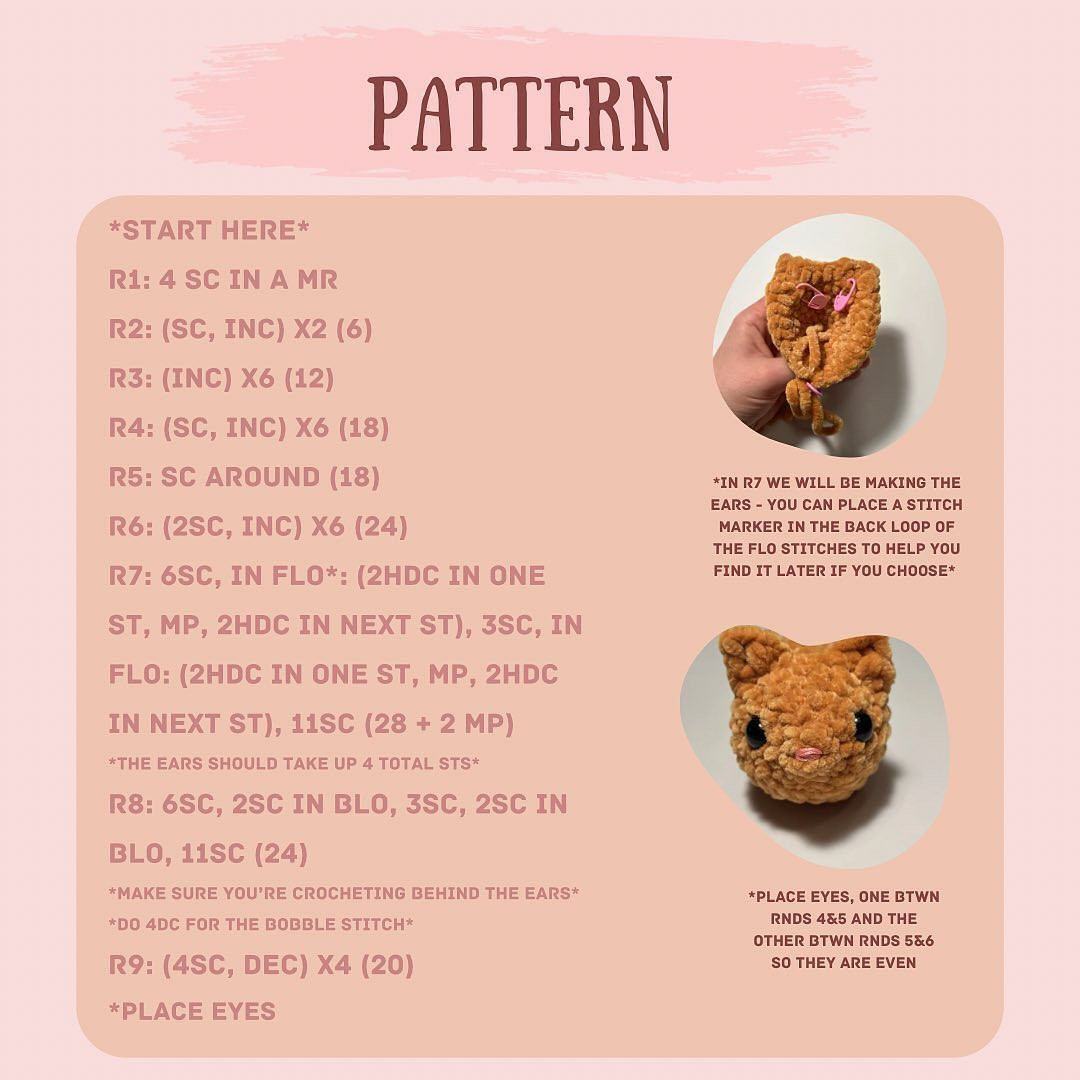 no sew free kitty pattern