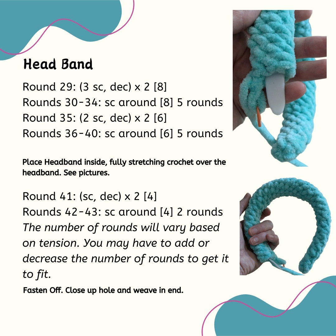 octopus headband free pattern