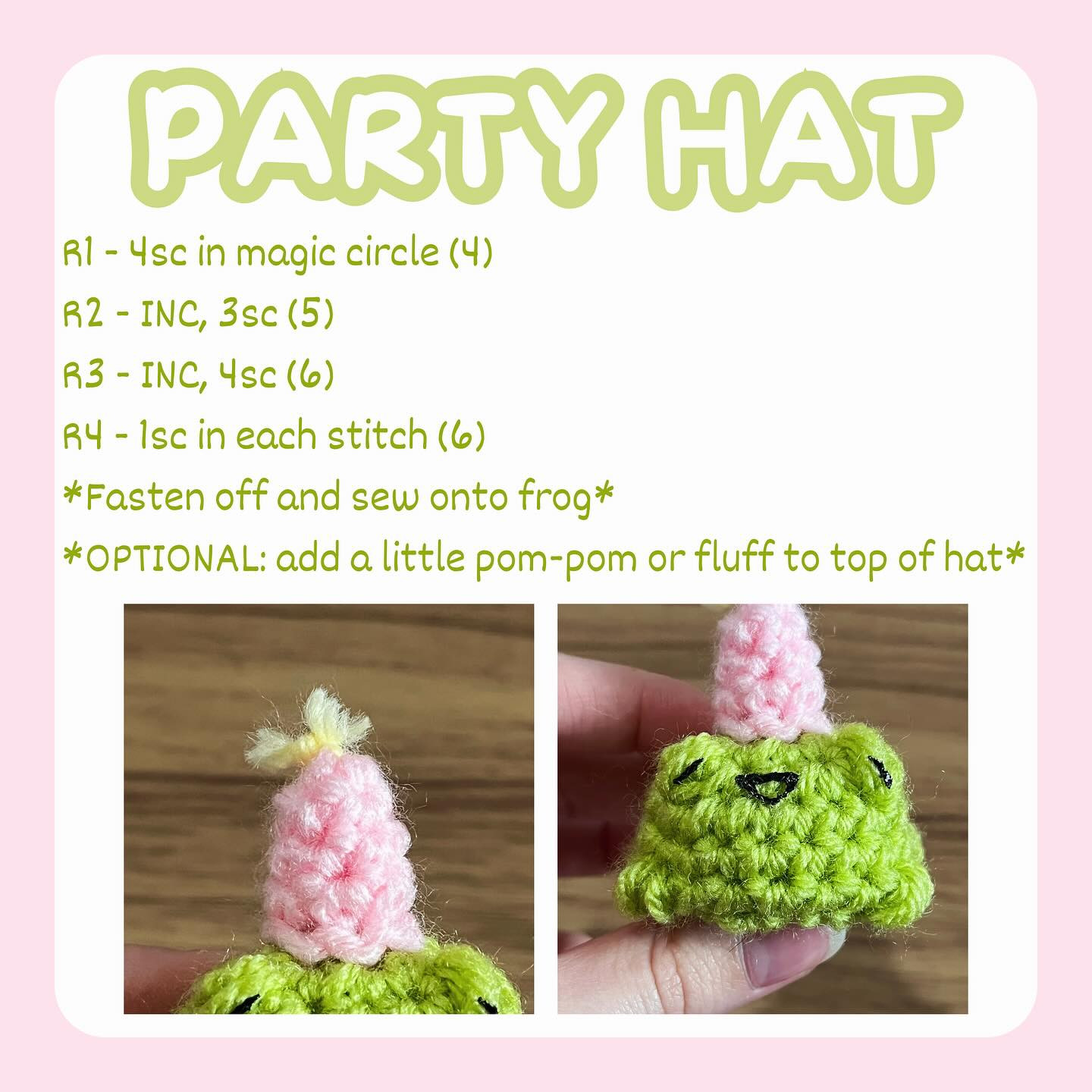 PARTY FROG PATTERN! 🎂