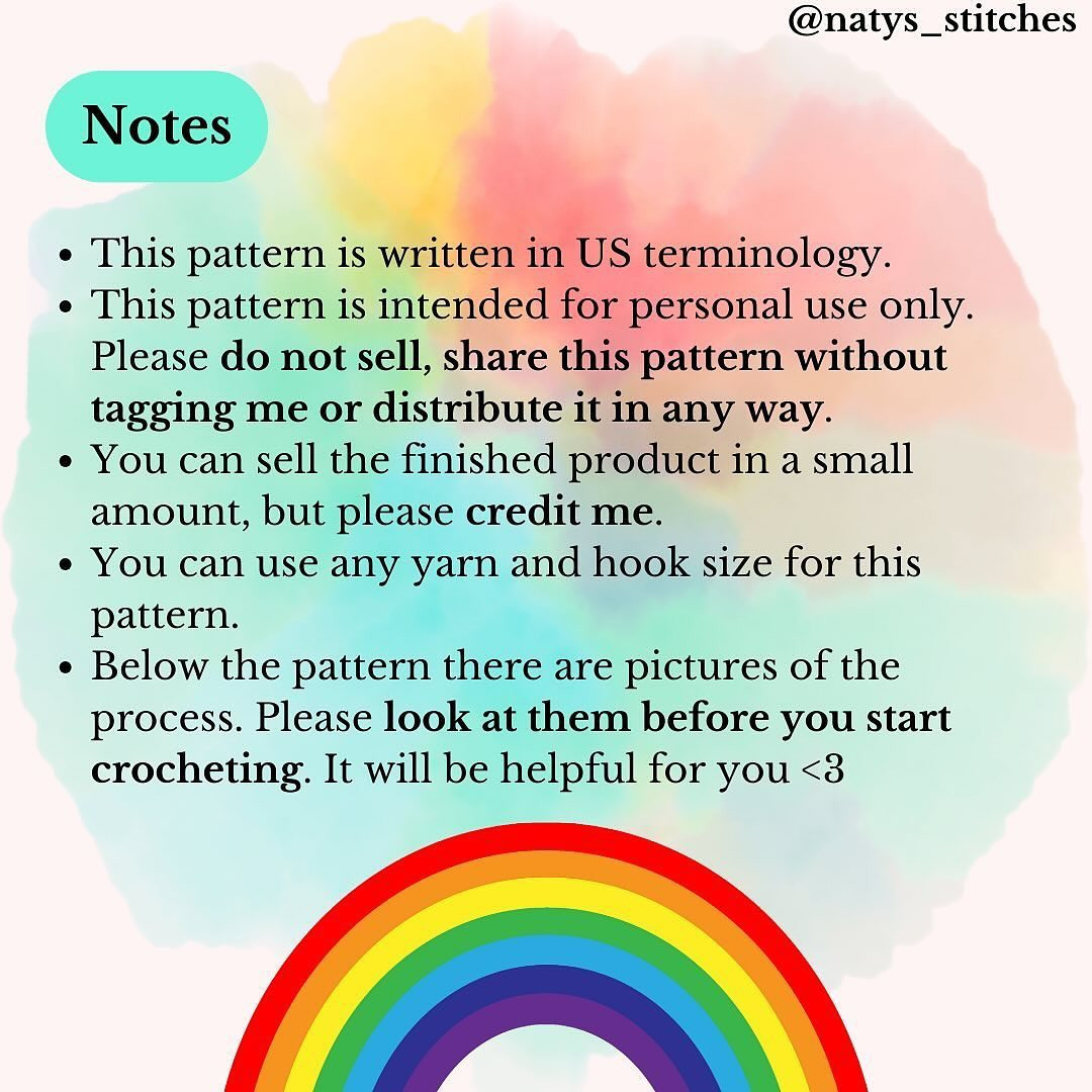 rainbow free pattern