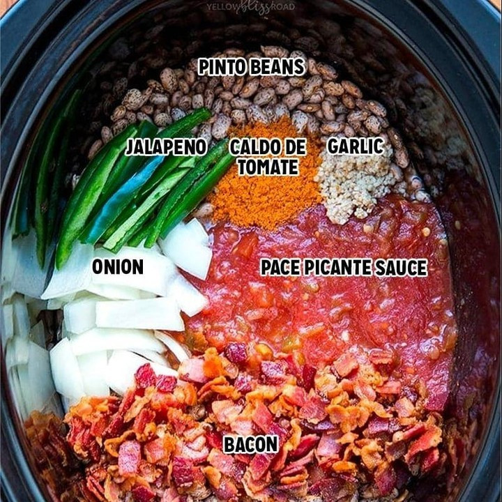 SLOW COOKER CHARRO BEANS⁠