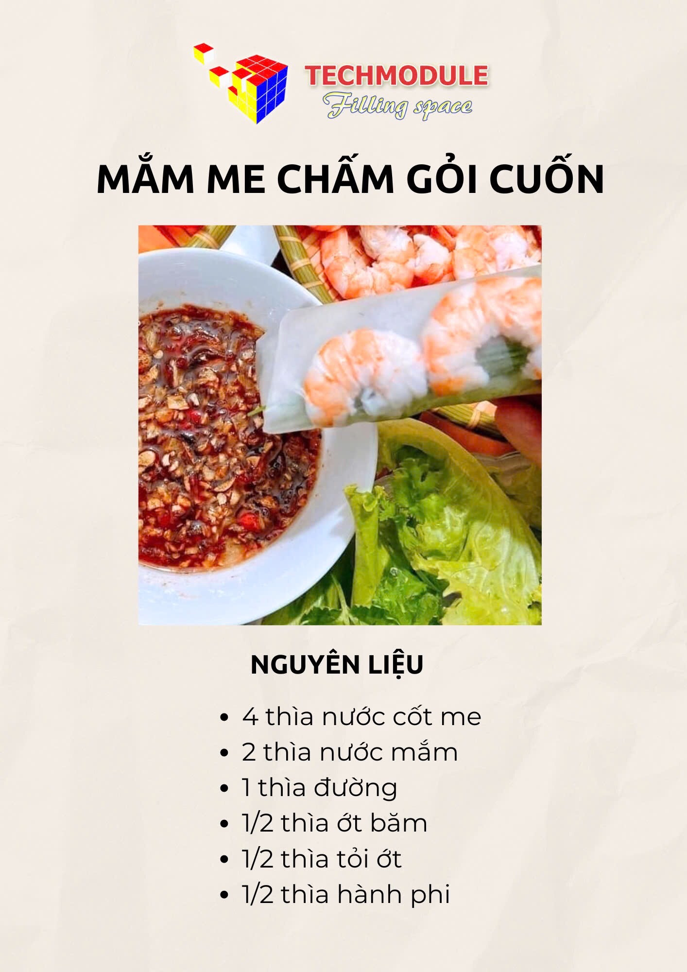 sốt thái trộn chân gà, nước chấm gỏi cuốn, nem rán, xì dầu chấm thịt vịt, nước chấm hải sản, mắm me chấm gỏi cuốn, nước chấm chân gà, sốt chấm đồ nướng, sốt thái trộn hải sản, nước chấm mắm gừng, muối tiêu chấm hải sản,