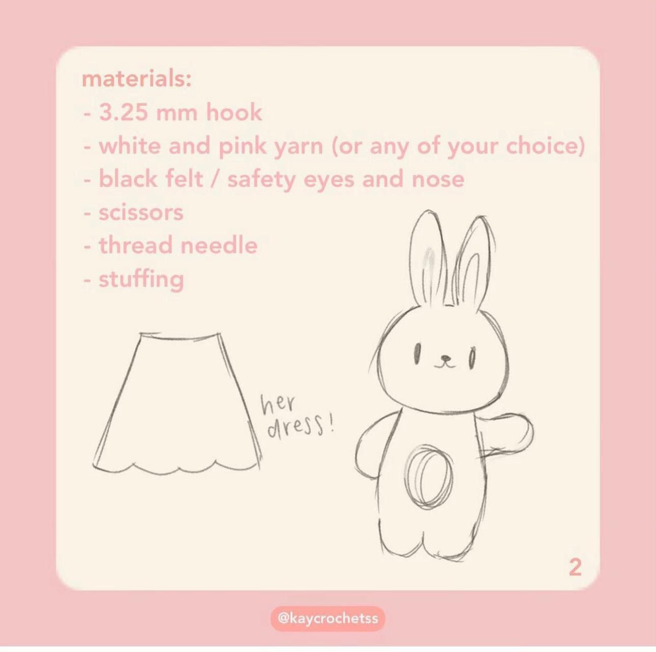 steph the bunny free pattern