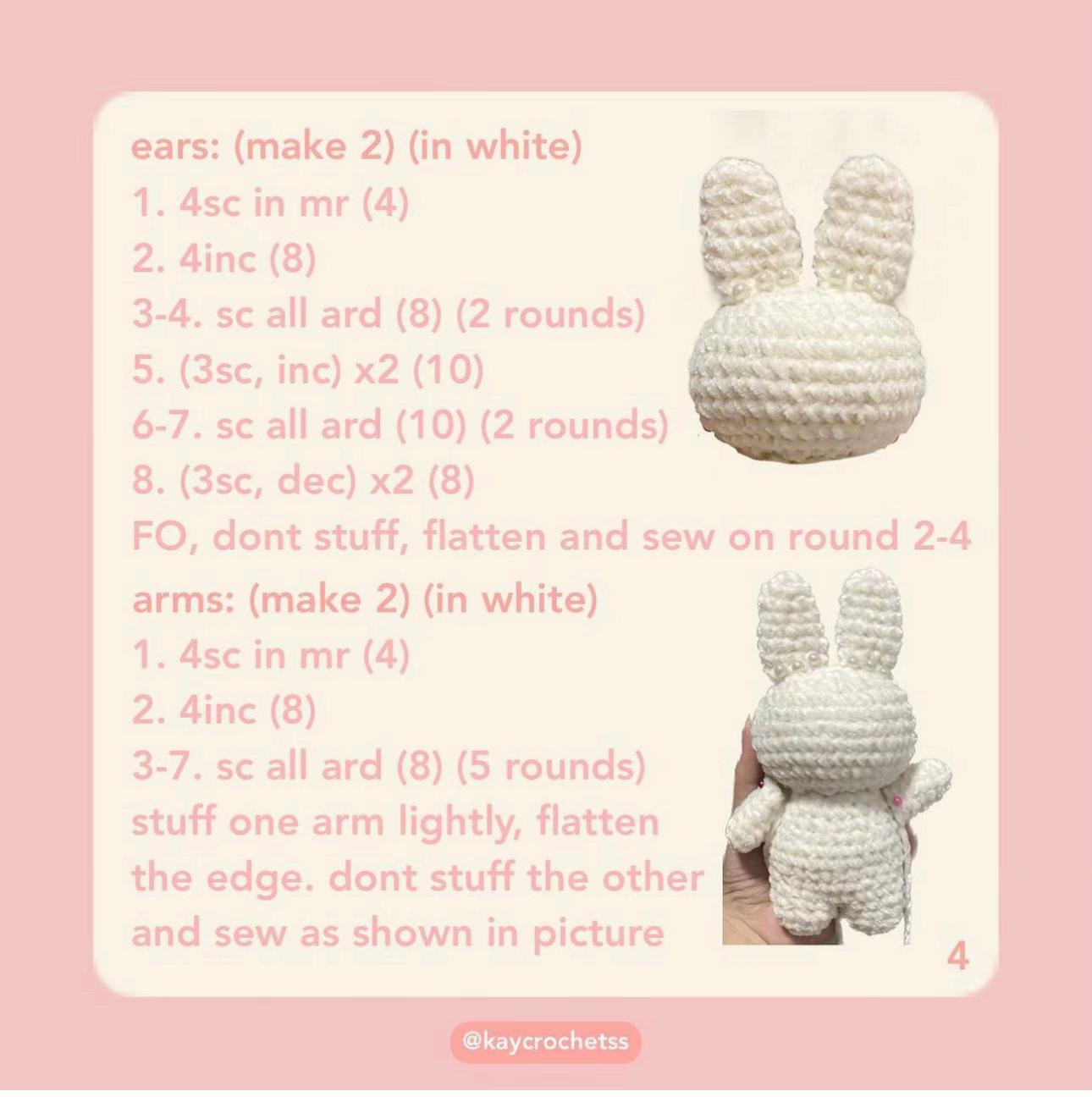 steph the bunny free pattern