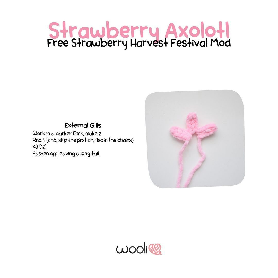 strawberry axolotl