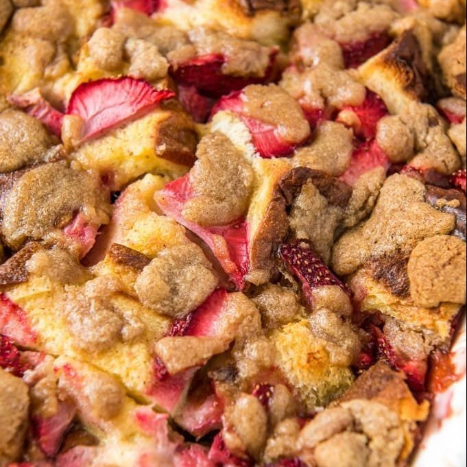 STRAWBERRY FRENCH TOAST BAKE