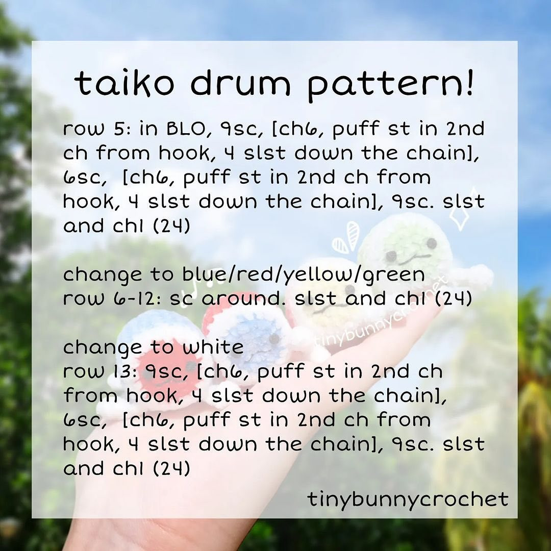 taiko drum pattern