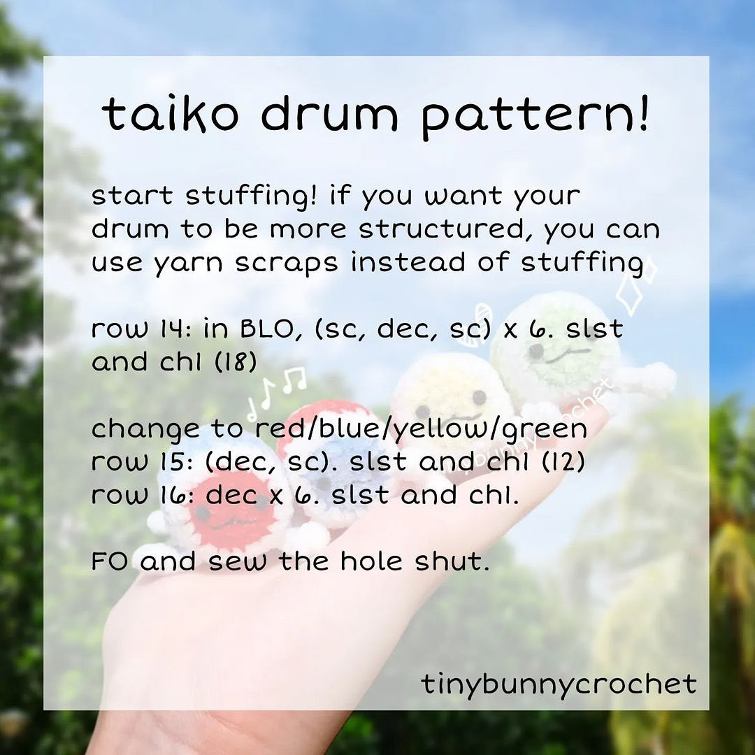 taiko drum pattern