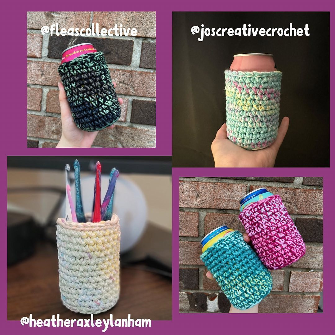 the camp koozie free crochet pattern