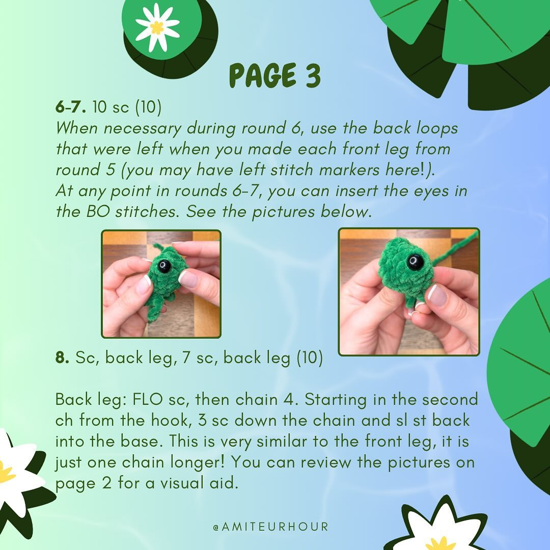 The pocket frog pattern