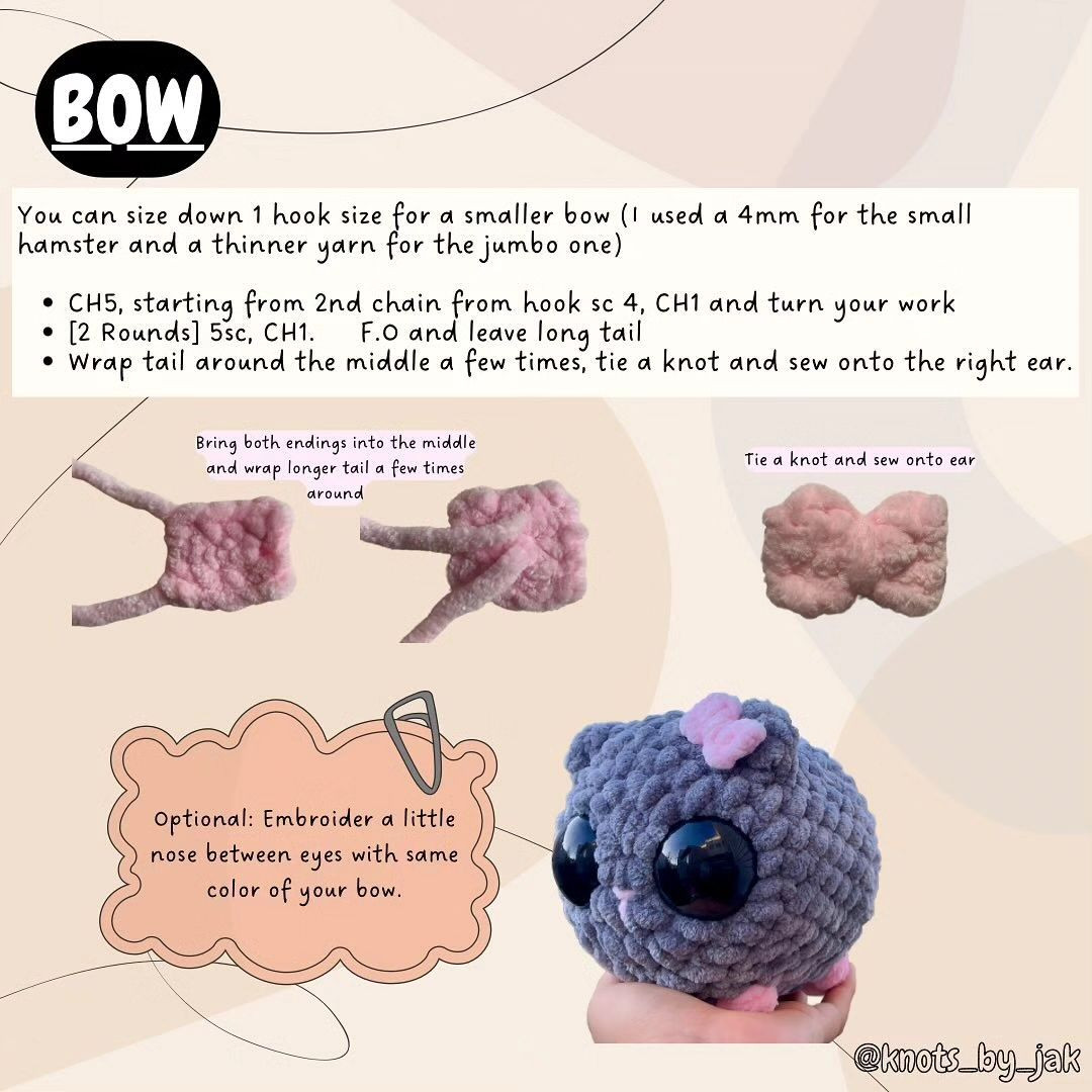 🎉🐹The Sad Hamster FREE PATTERN!🐹 🎉