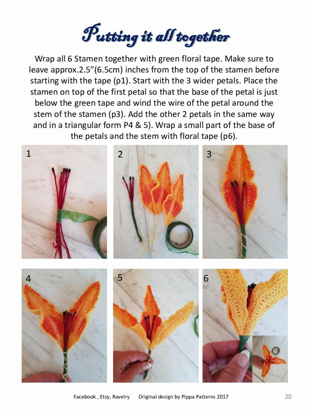 Tiger Day Lily Pattern