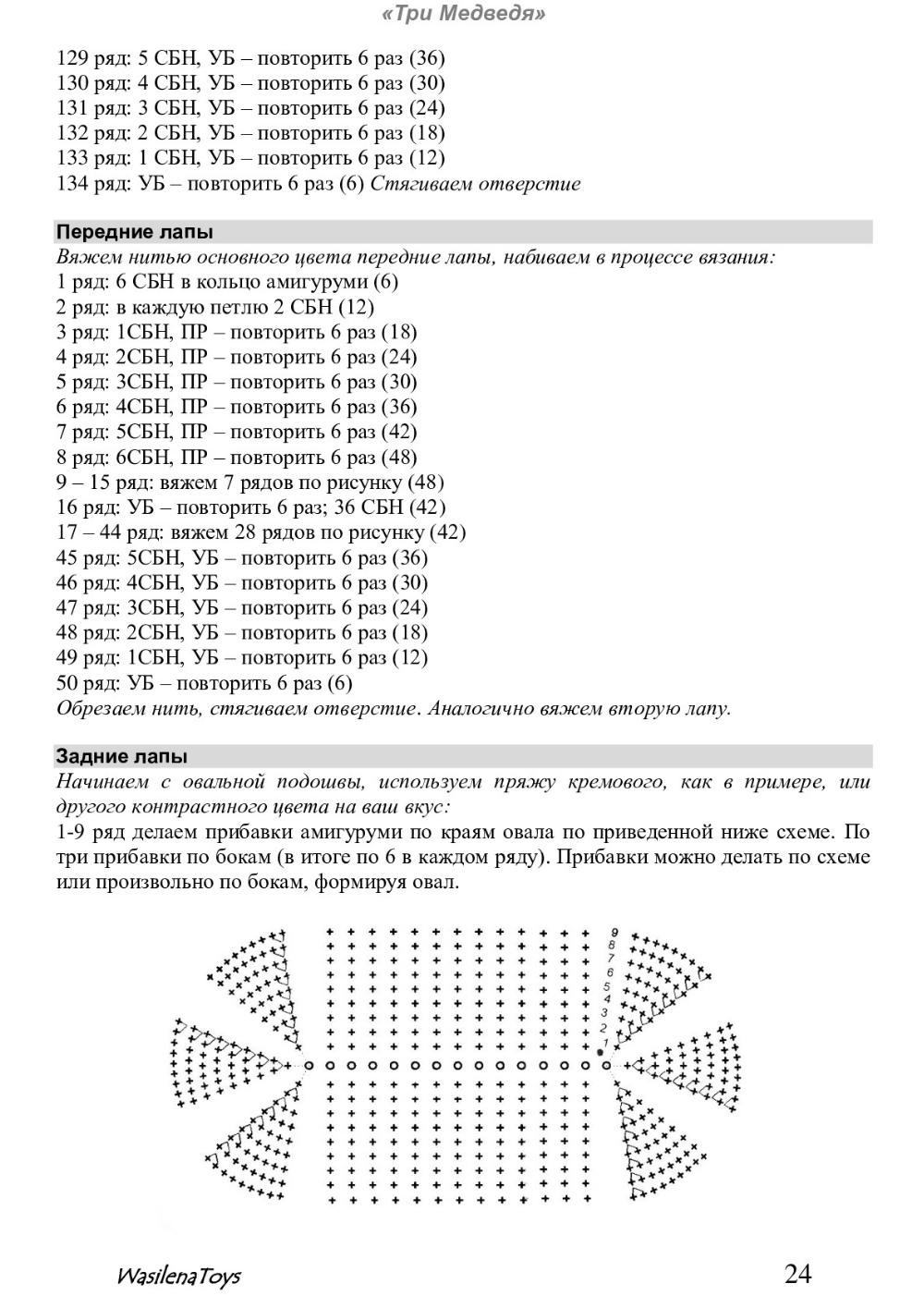 «Три Медведя» Мастер-класс «Три медведя» (48, 43, 36 см)