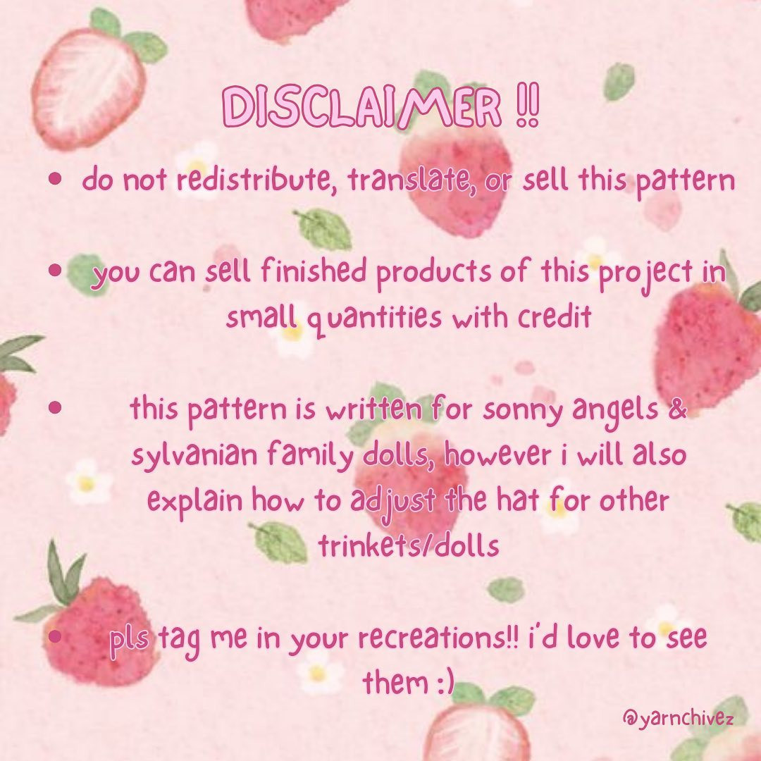 ౨ৎ⋆˚｡⋆ trinkets clothing: strawberry set free pattern 🍓