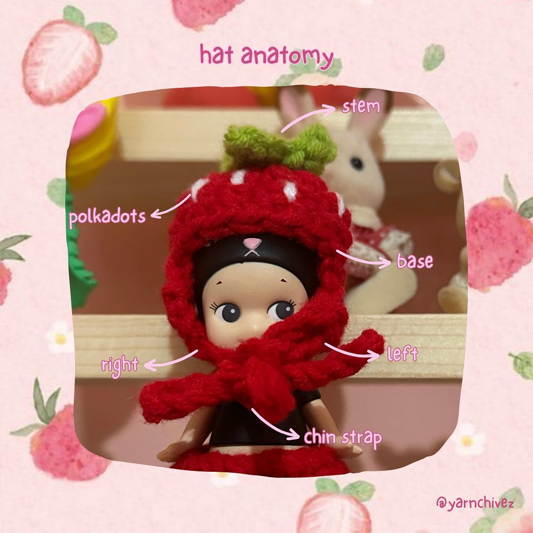 ౨ৎ⋆˚｡⋆ trinkets clothing: strawberry set free pattern 🍓