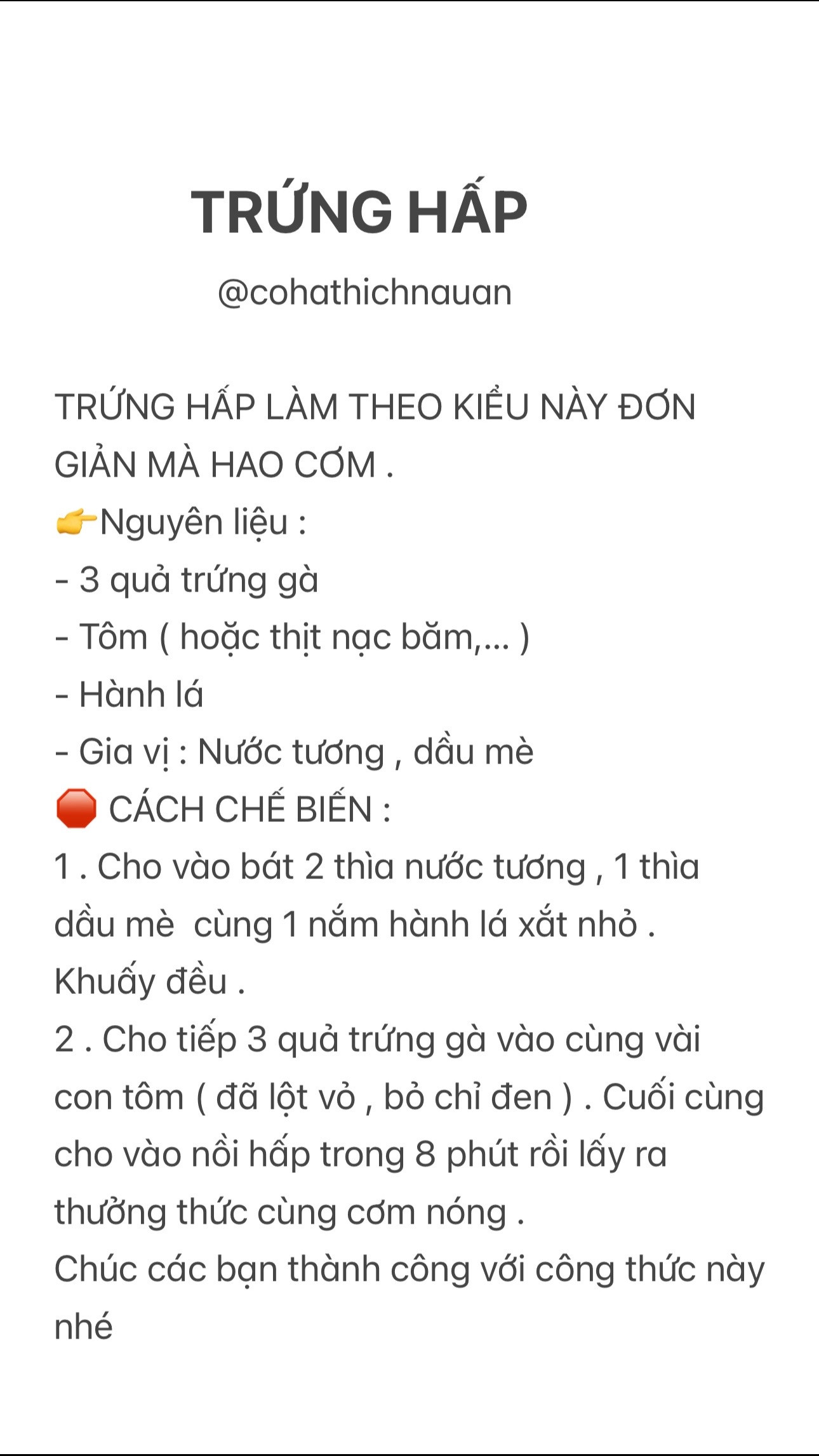 TRỨNG HẤP