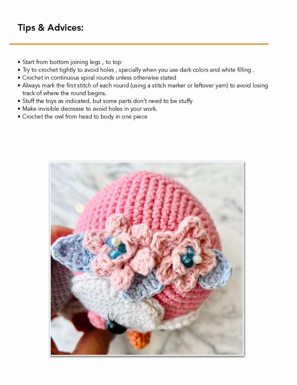 valentine's owl crochet pattern