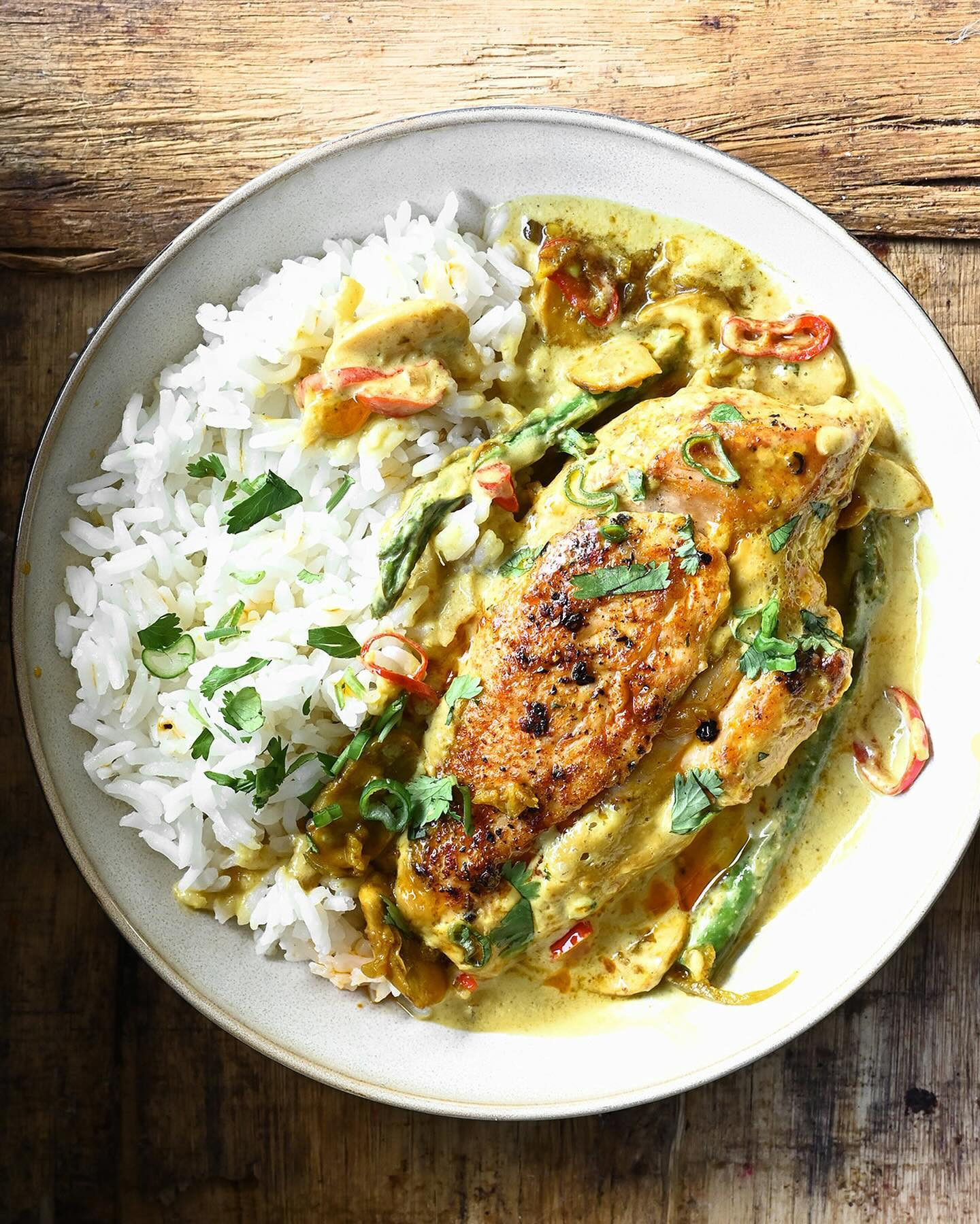 Yellow Coconut Chicken Curry