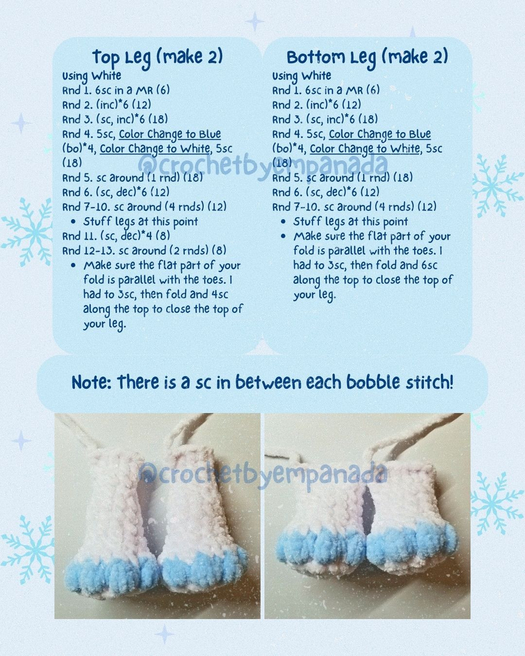 baby yeti free crochet pattern