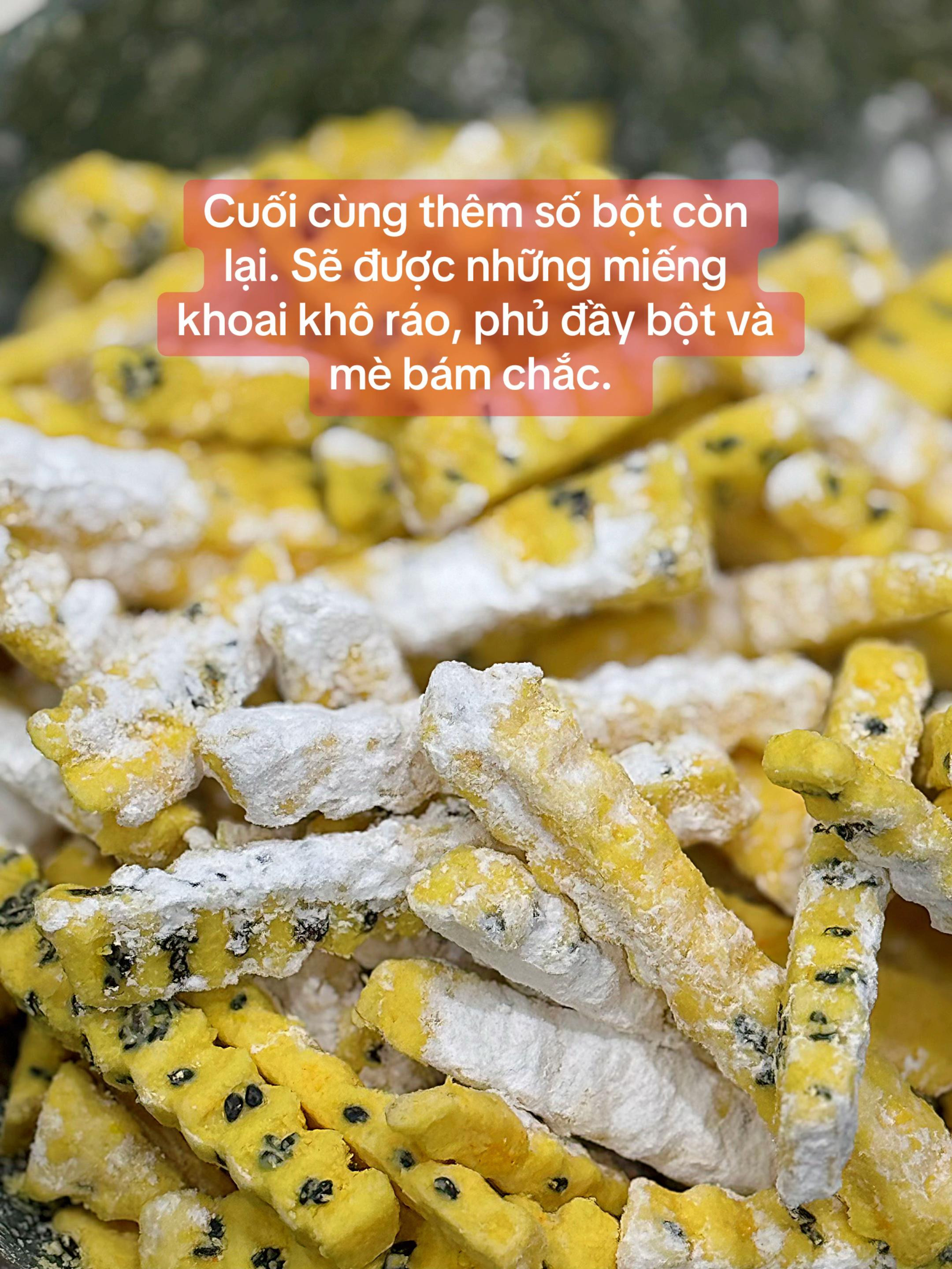 bí kíp KHOAI LANG CHIÊN