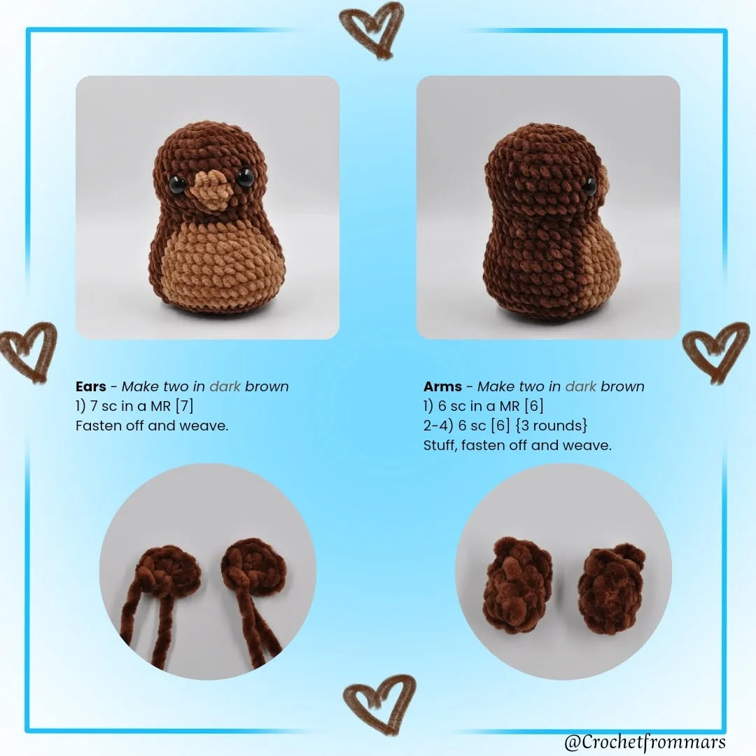 billy the beaver free crochet pattern