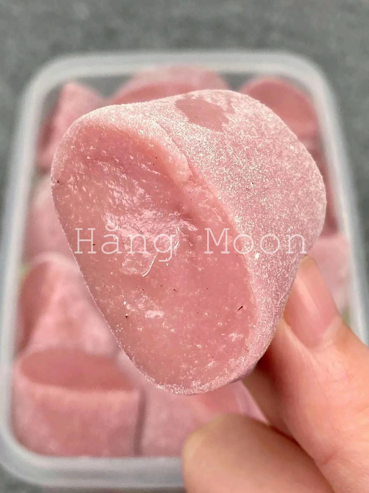 CÁCH LÀM BÁNH MOCHI DÂU 🍓