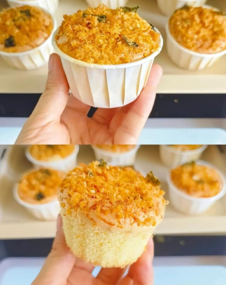 Cách Làm Cupcake Rong Biển & Chà Bông Thịt: Sự Kết Hợp Hoàn Hảo Giữa Vị Ngọt và Mặn!