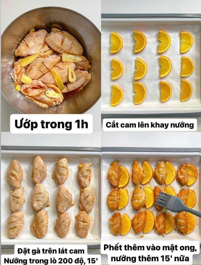 Cánh gà nướng cam