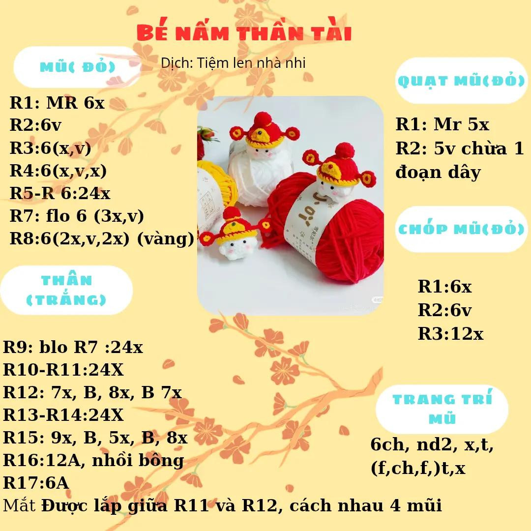 chart  móc bé nấm Thần Tài