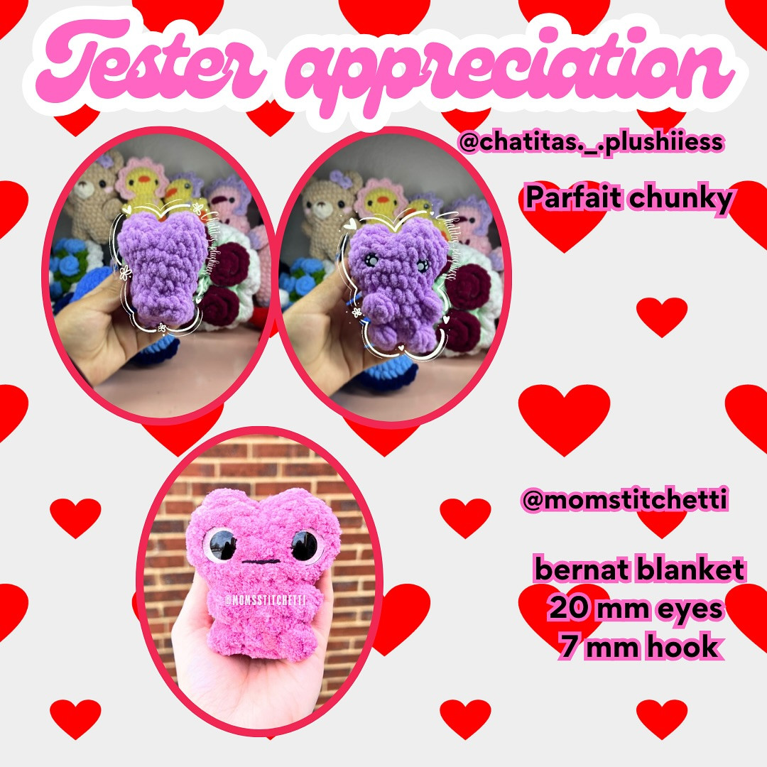 cheeky valentine advanced beginner crochet pattern