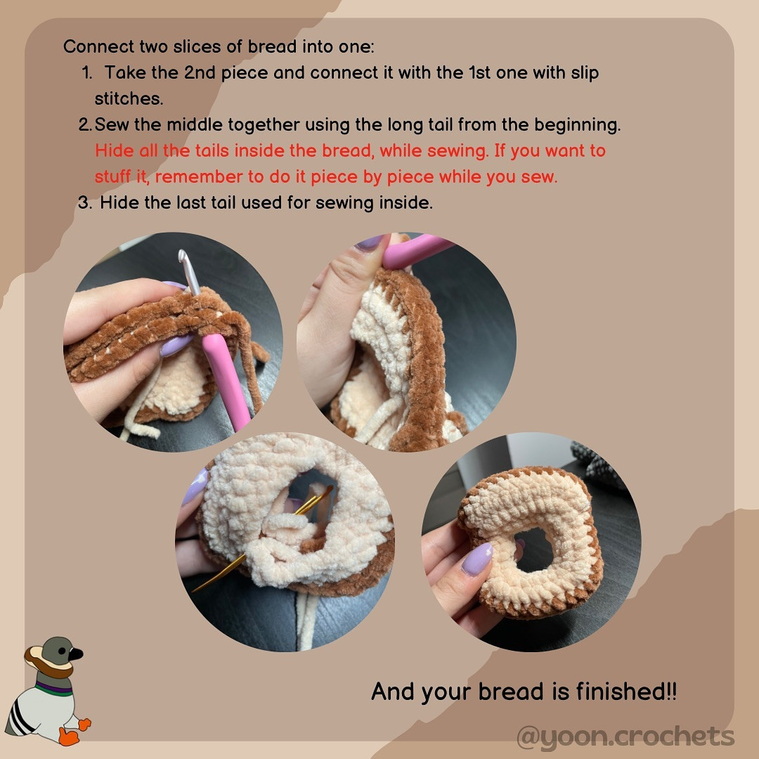 Free bread accessory pattern 🍞