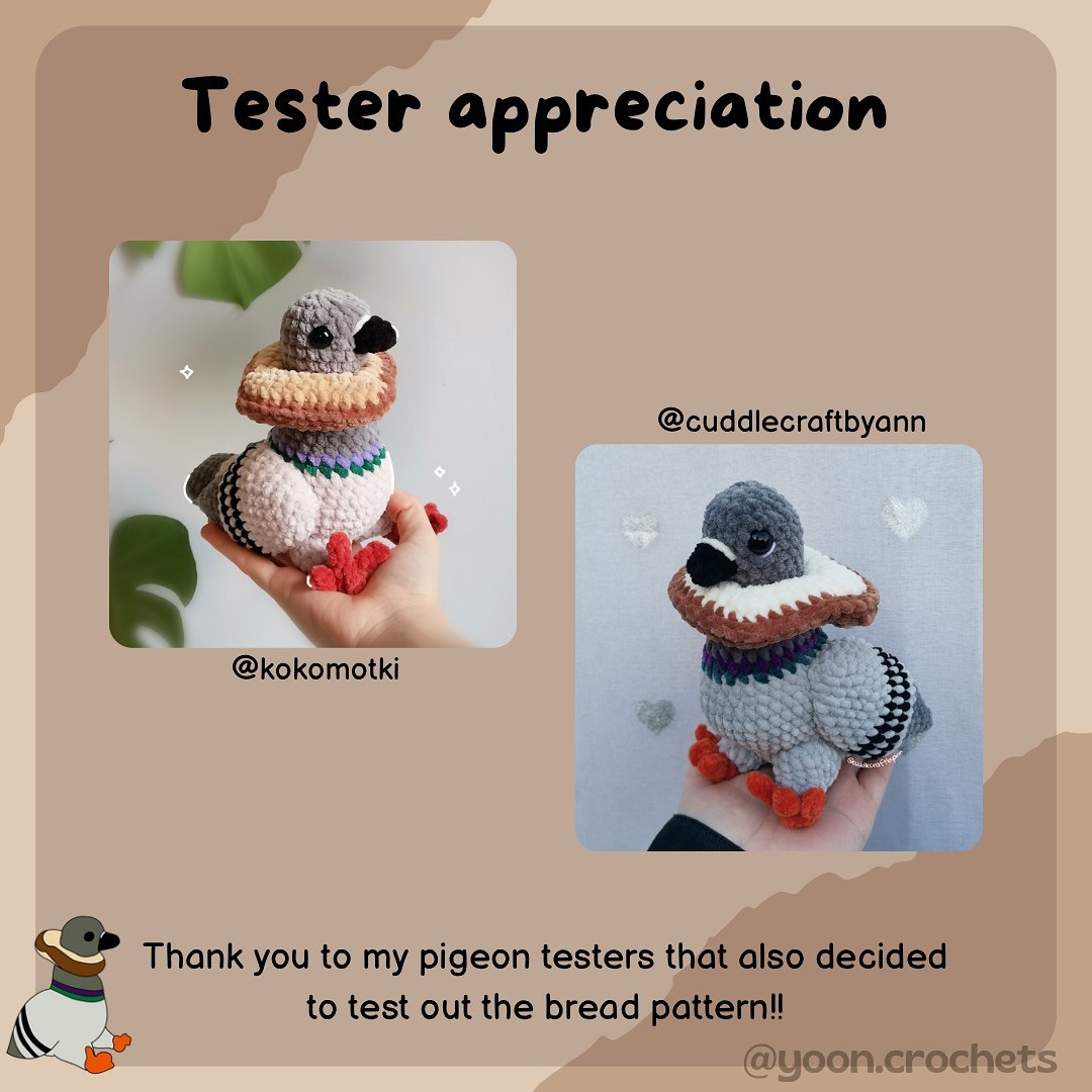 Free bread accessory pattern 🍞