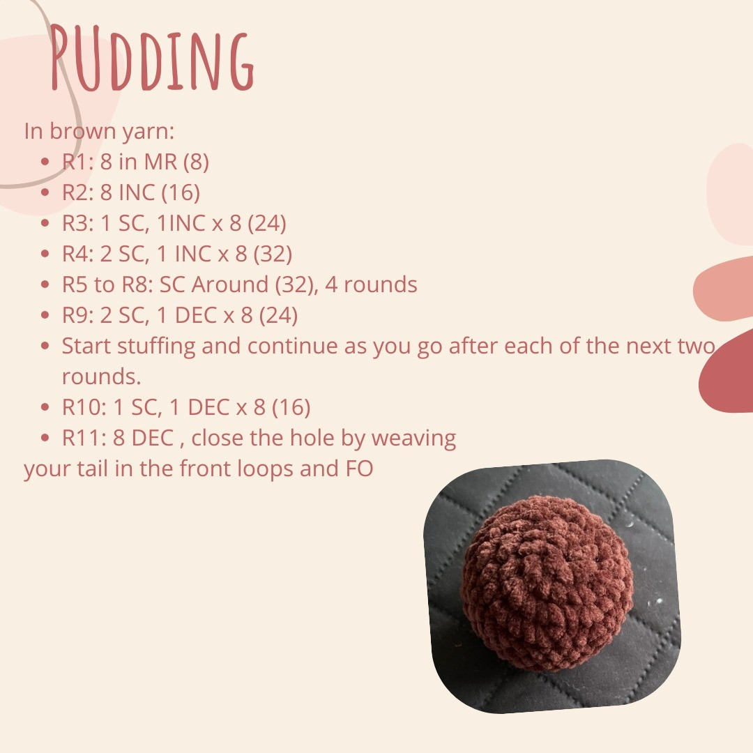 **FREE Christmas Pudding Pattern!**