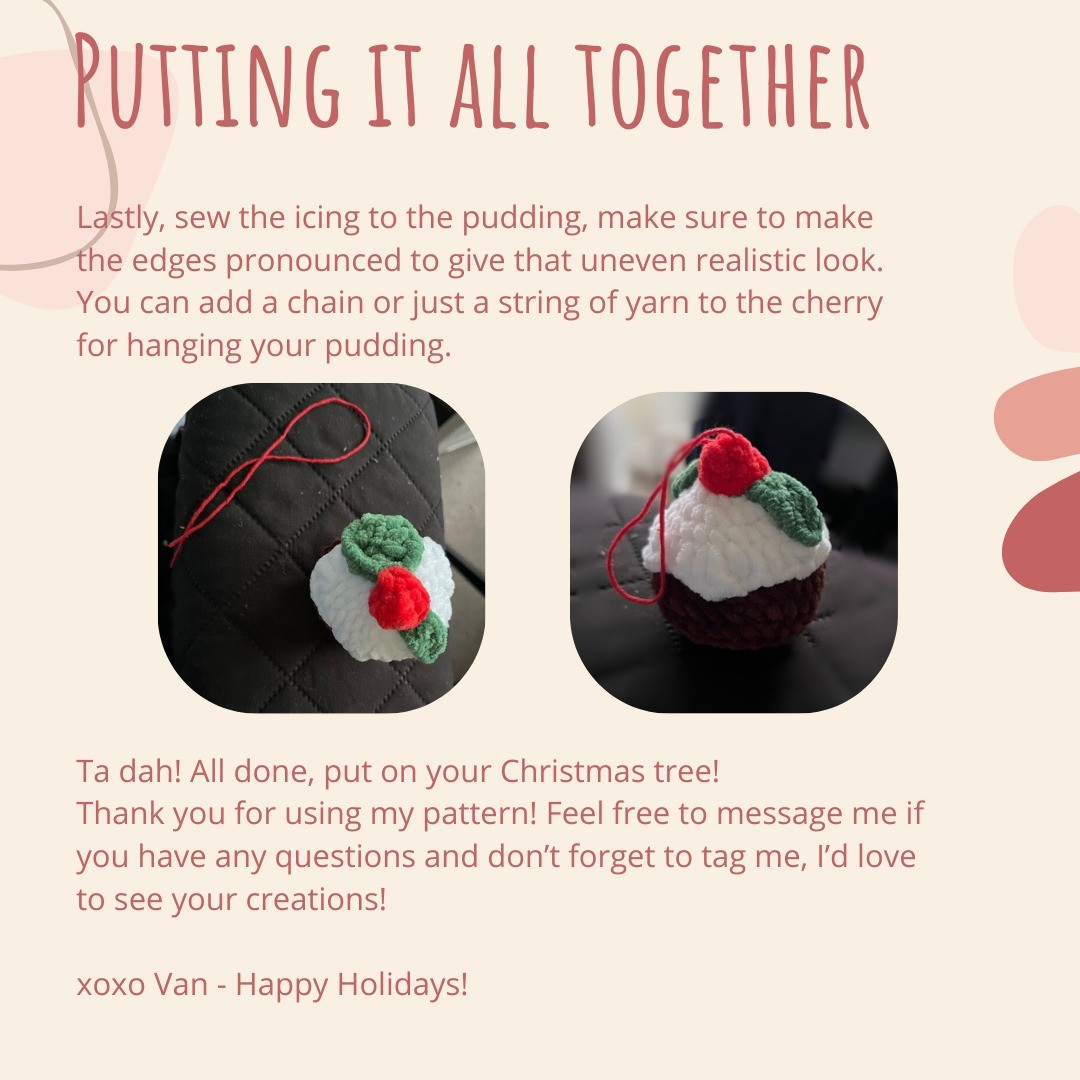 **FREE Christmas Pudding Pattern!**