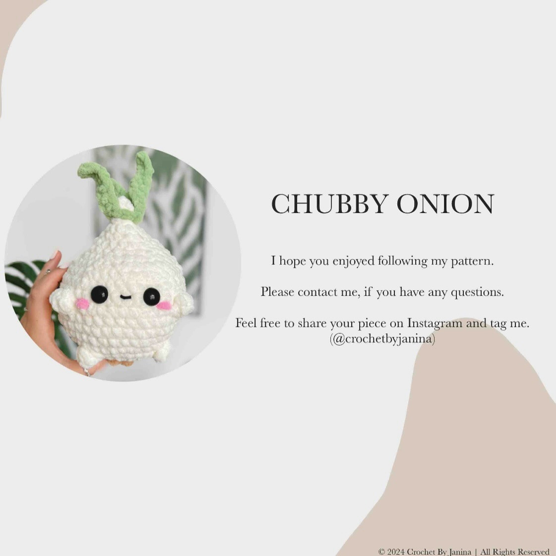 free pattern chubby onion our community pattern