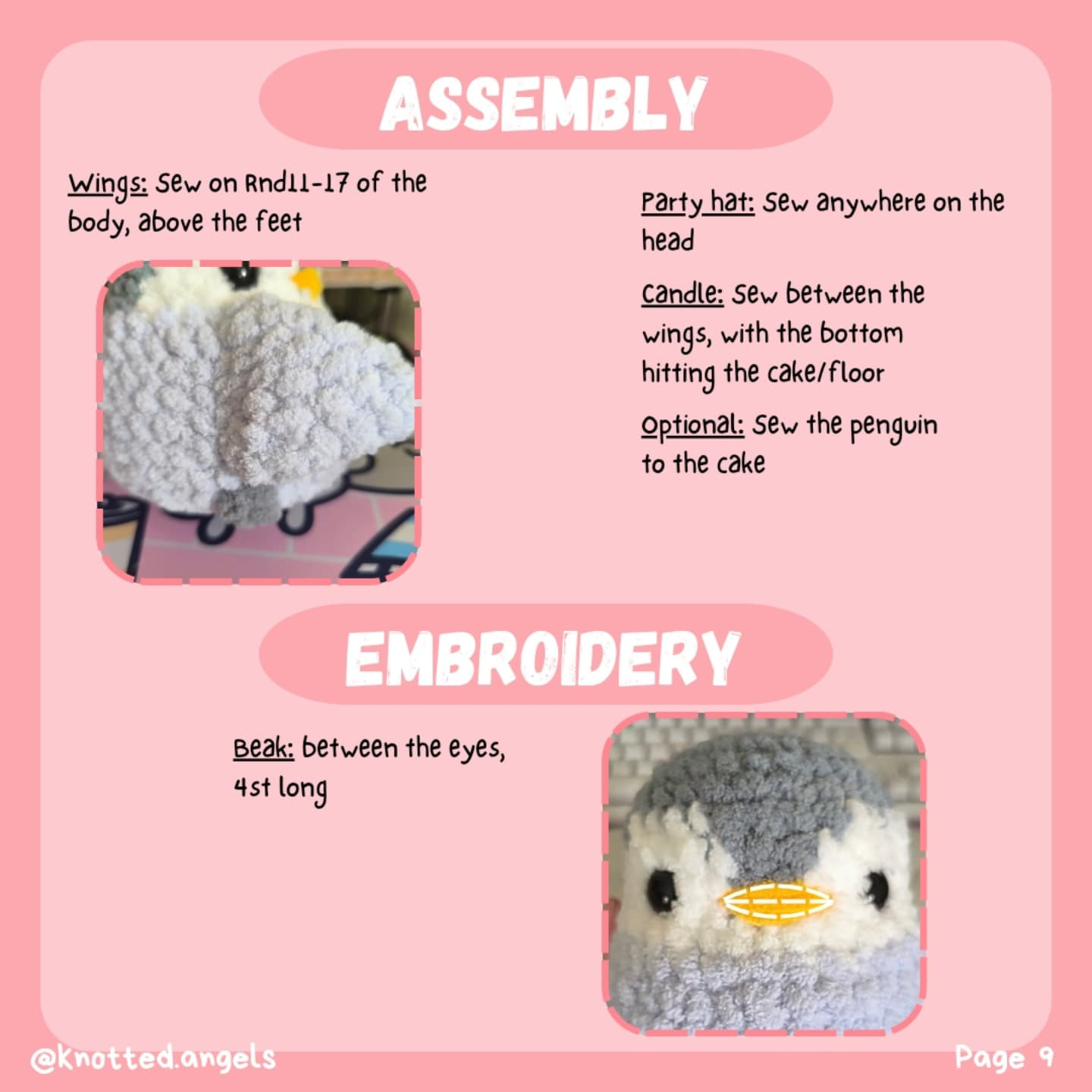 free pattern party penguin, FREE PATTERN🐧🎂 Party Penguin is ready to celebrate with all of you!🎉