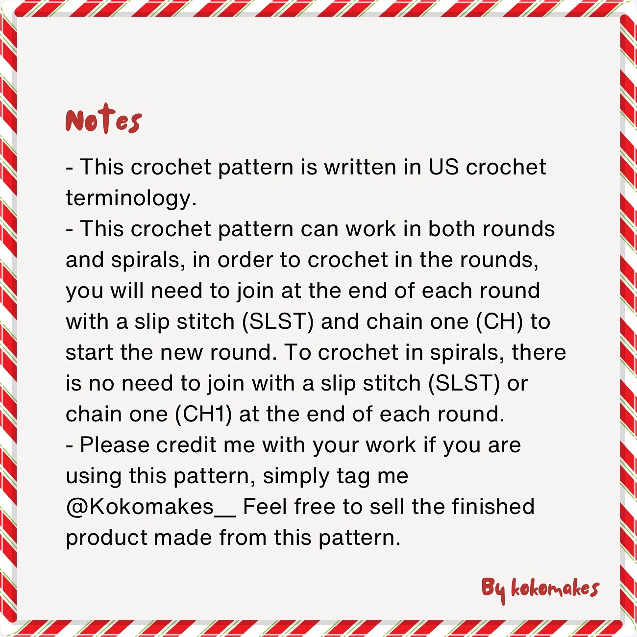 free pattern santa charm