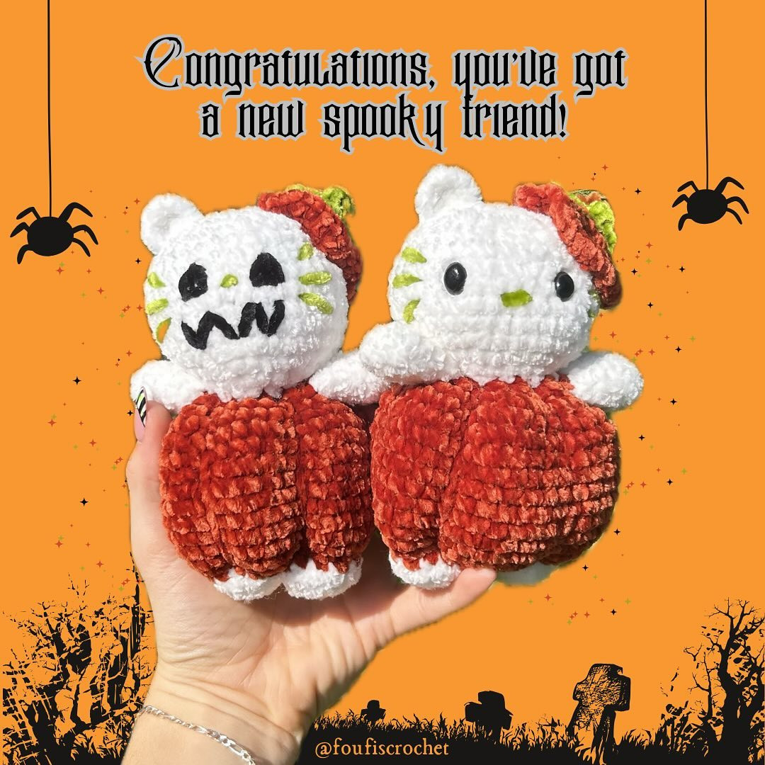 🎃 HELLO PUMPKITTEN FREE PATTERN 🎃