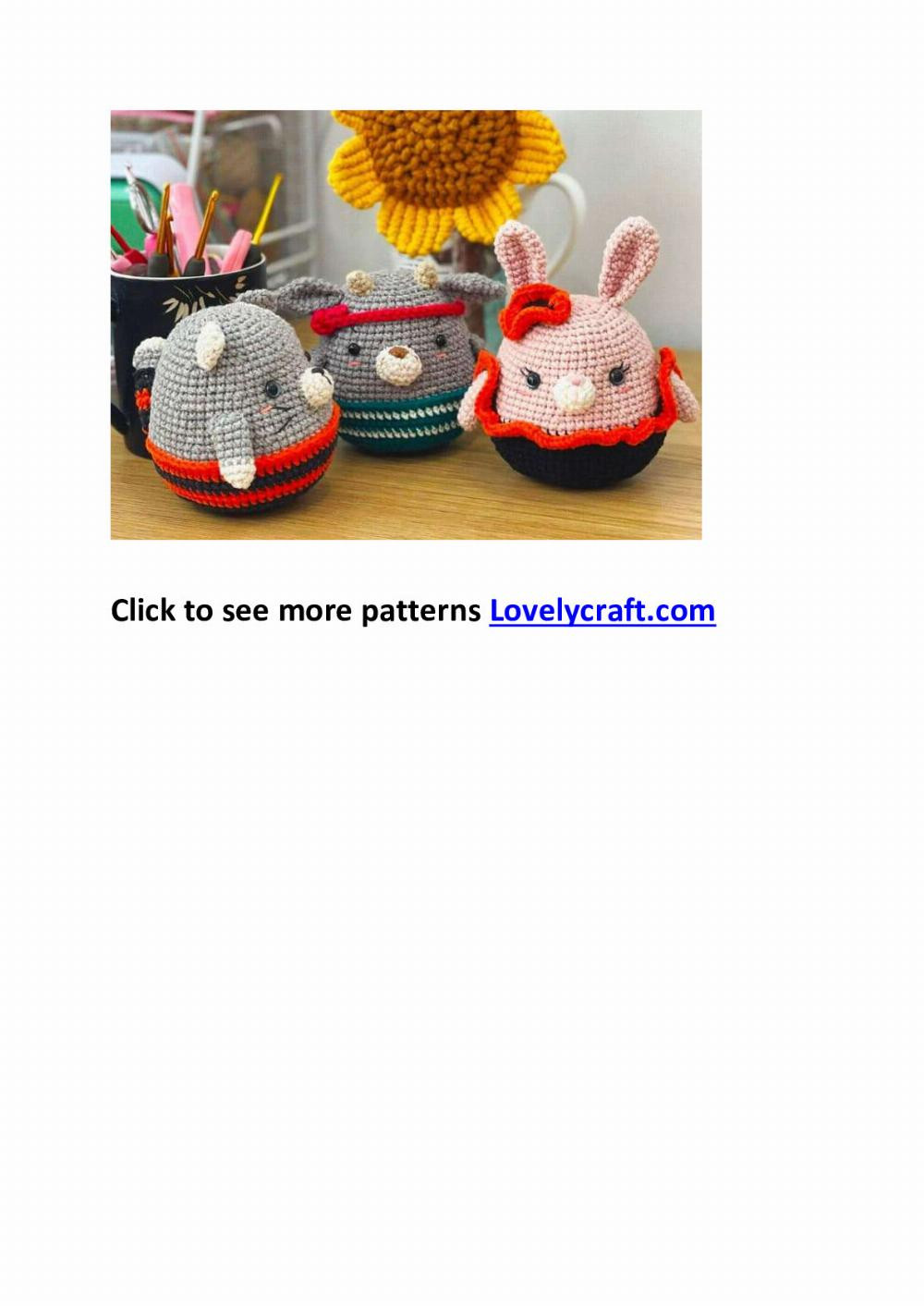 Oliver The Bunny Crochet PDF Free Amigurumi Pattern