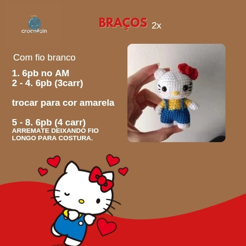 Padrão gratuito: Hello Kitty, ou Kitty White!