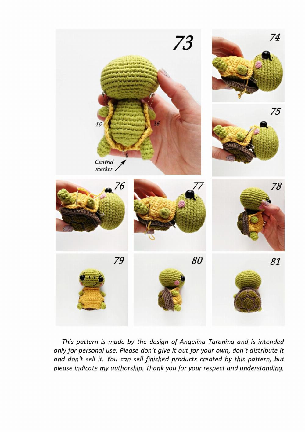 pattern turtle apple